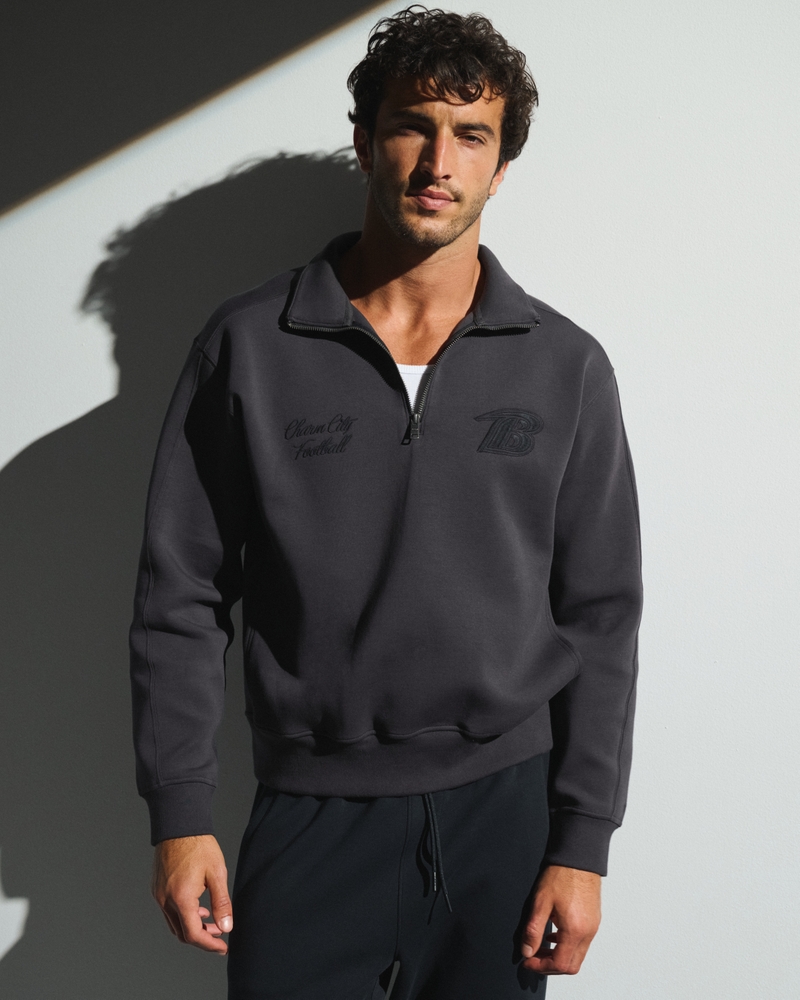Baltimore Ravens neoKNIT MAX Half-Zip Sweatshirt - thumbnail 2