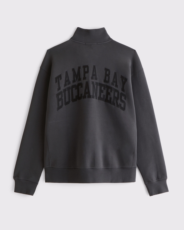 Tampa Bay Buccaneers neoKNIT MAX Half-Zip Sweatshirt, Black-buccaneers view 1