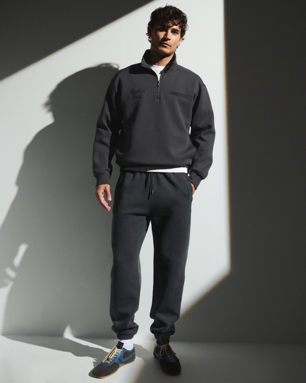 Carolina Panthers neoKNIT MAX Half-Zip Sweatshirt, Black - Panthers view 2