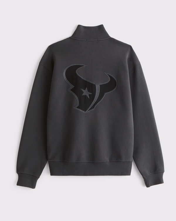 Houston Texans neoKNIT MAX Half-Zip Sweatshirt, Black-texans view 1