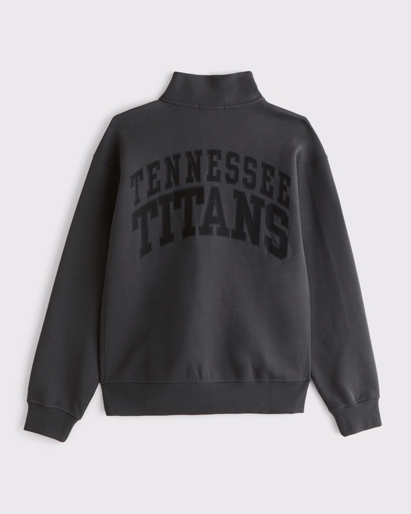 Tennessee Titans neoKNIT MAX Half-Zip Sweatshirt, Black-titans view 1