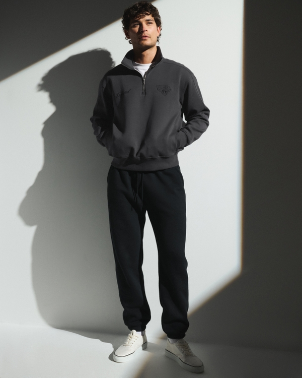 Jacksonville Jaguars neoKNIT MAX Half-Zip Sweatshirt, Black-jaguars view 2