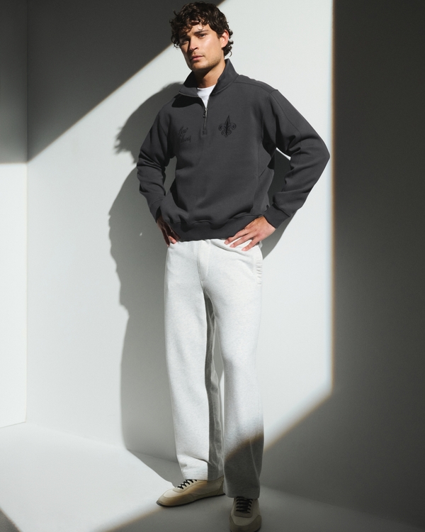 New Orleans Saints neoKNIT MAX Half-Zip Sweatshirt, Black-saints view 2