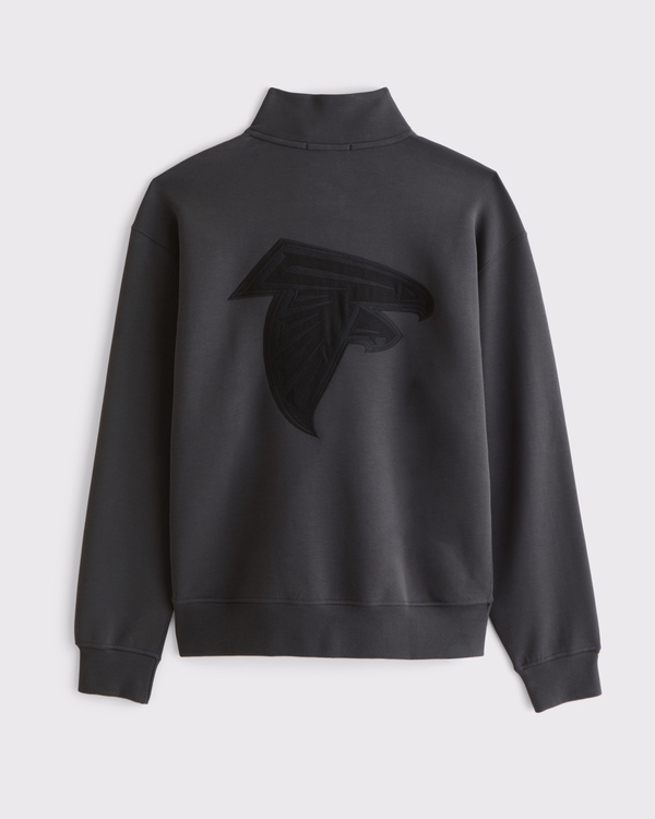 Atlanta Falcons neoKNIT MAX Half-Zip Sweatshirt, Black-falcons view 1