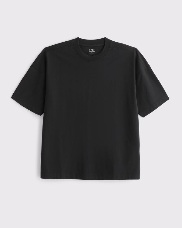 Cotton-Blend Active Tee, Black view 1