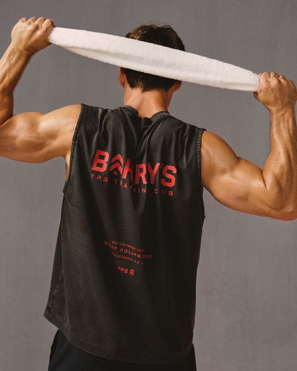 YPB Barry's Performance Cotton-Blend Muscle Tank