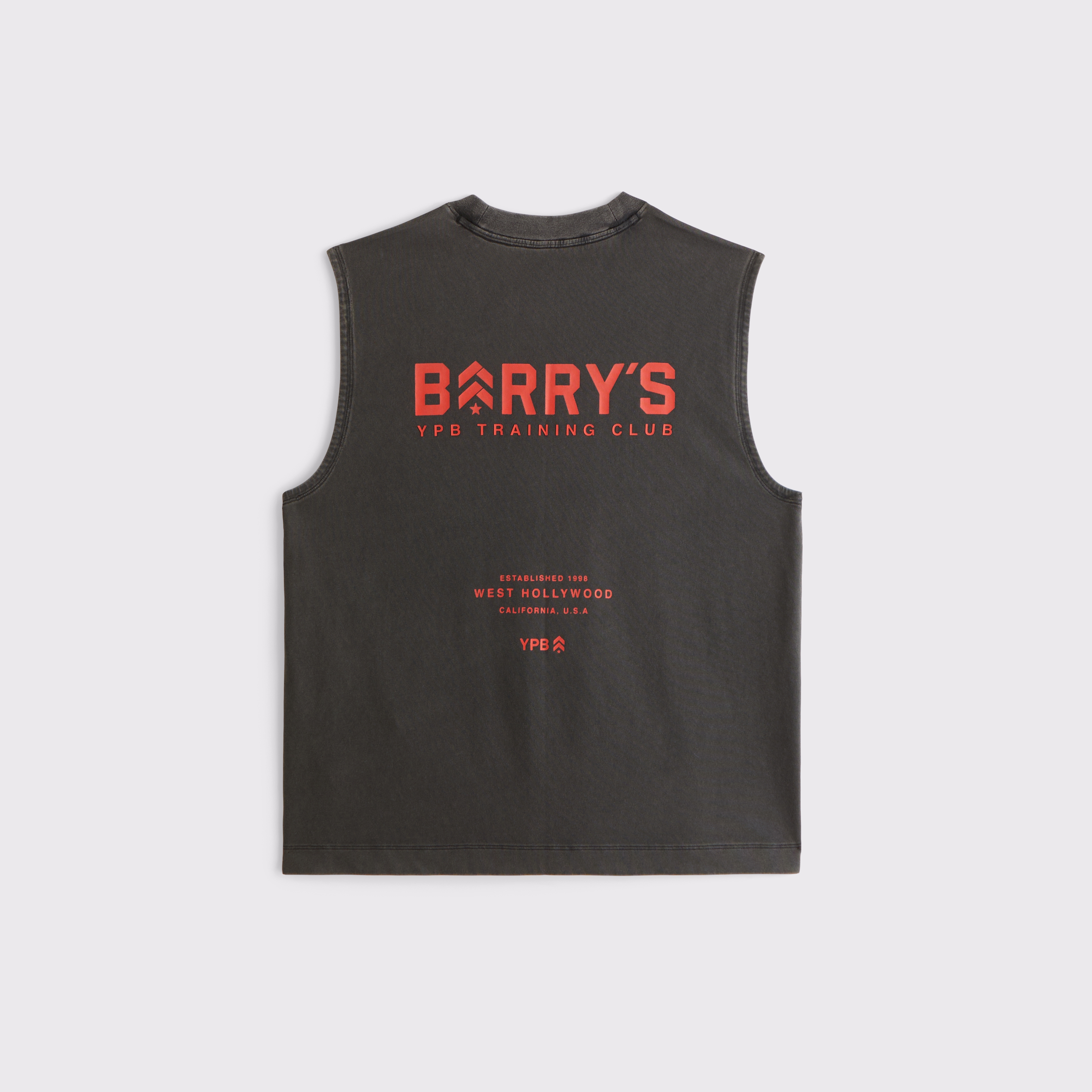 Мужской топ Abercrombie & Fitch YPB Barry's Performance Cotton-Blend Muscle Tank, цвет: Чёрный — фото 1