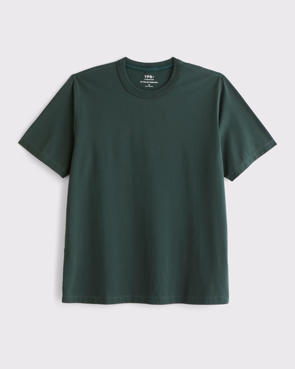 YPB Active Cotton-Blend Tee, Dark Spruce view 1