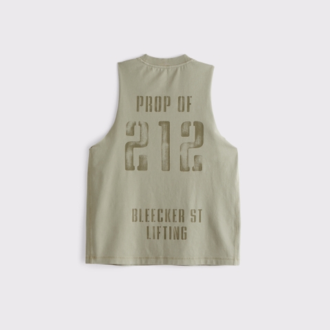 Мужские топы Abercrombie & Fitch YPB Performance Cotton-Blend Delt-Fit Tank