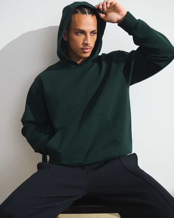 YPB neoKNIT MAX Popover Hoodie, Deep Green view 1