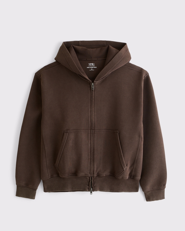 YPB neoKNIT MAX Lined Full-Zip Hoodie, Espresso view 1