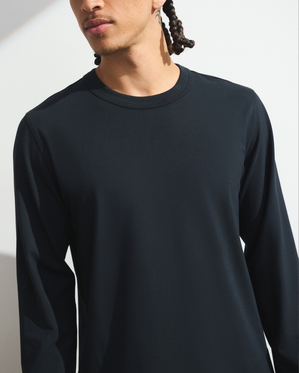 Men's YPB Active Cotton Long-Sleeve Tee | Men's Tops | Abercrombie.com