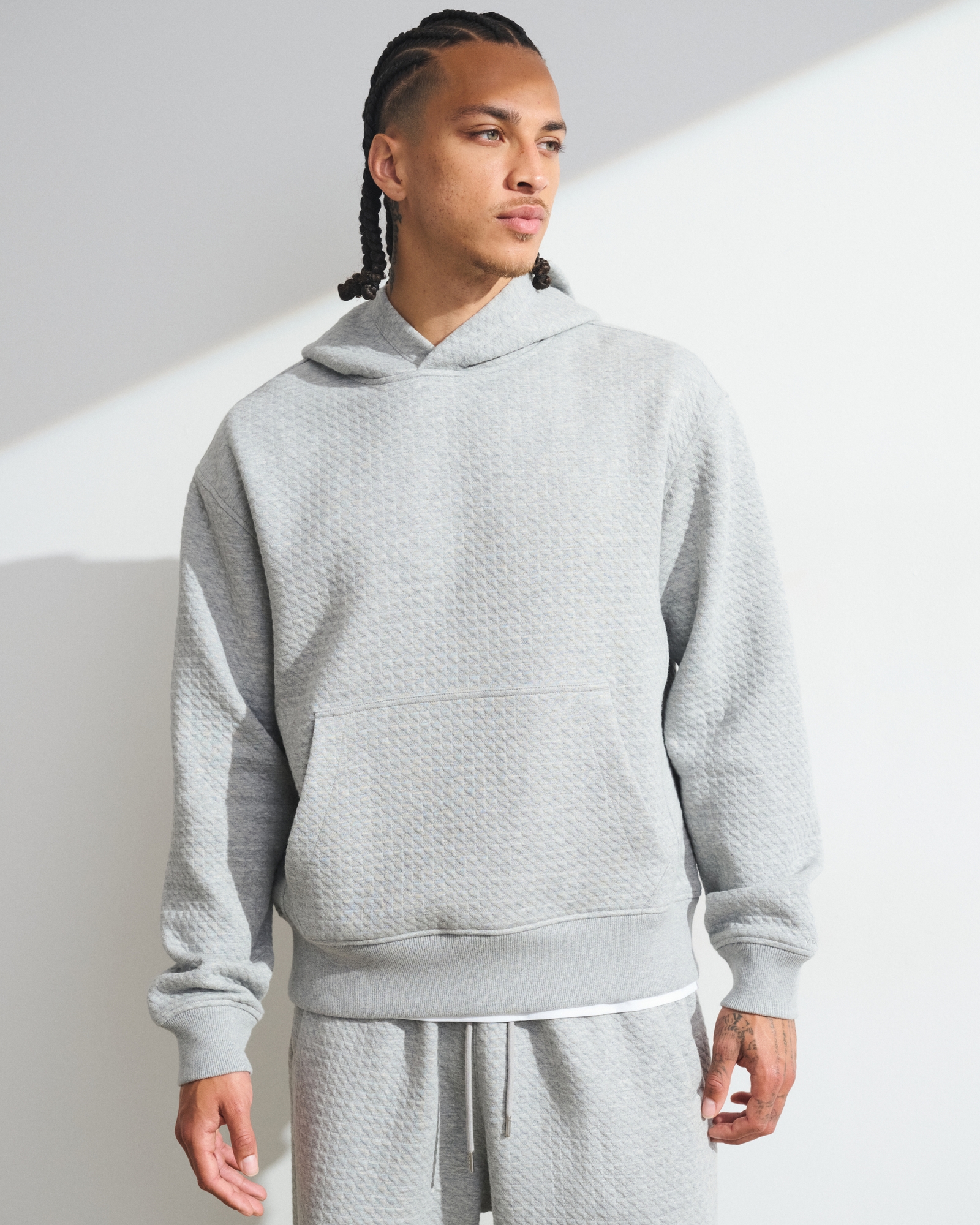 Abercrombie & Fitch Ypb neoknit logo popover hoodie | MainPlace Mall