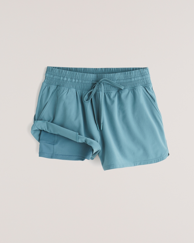 Abercrombie & Fitch YPB Lined Running Shorts