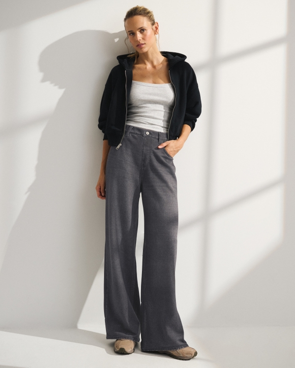YPB On The Go High Rise Travel Terry Pant