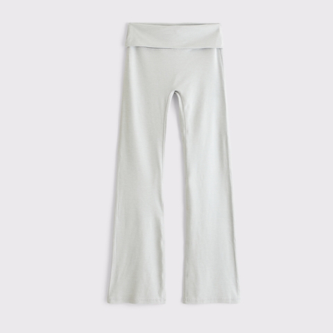 Abercrombie & Fitch YPB studioFLEX Foldover Mini Flare Legging