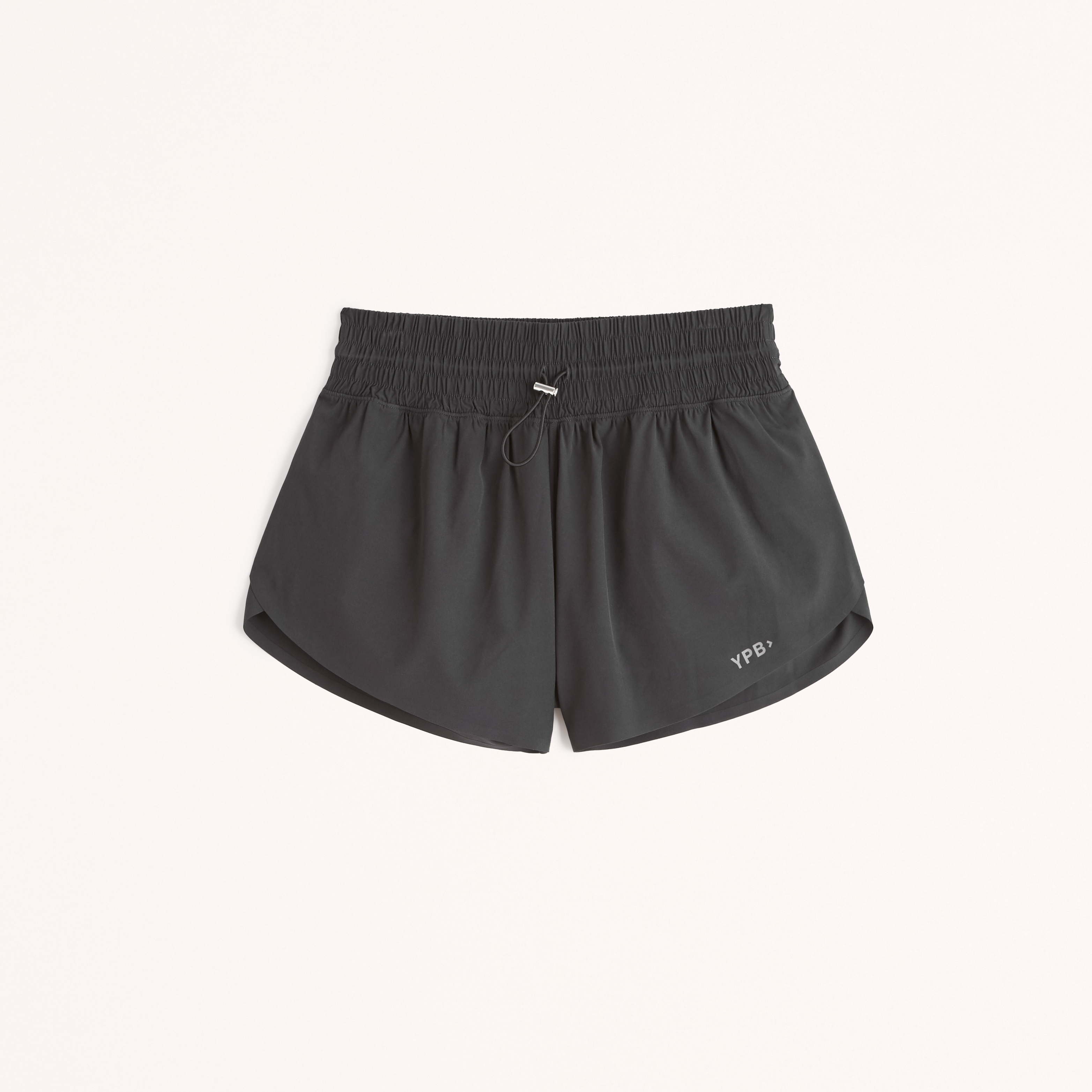 Женские шорты Abercrombie & Fitch YPB motionTEK Lined Flyaway Short, цвет: Оникс