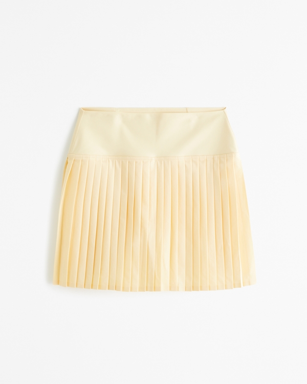 YPB motionTEK Lined Pleated Skirt, Sunlight