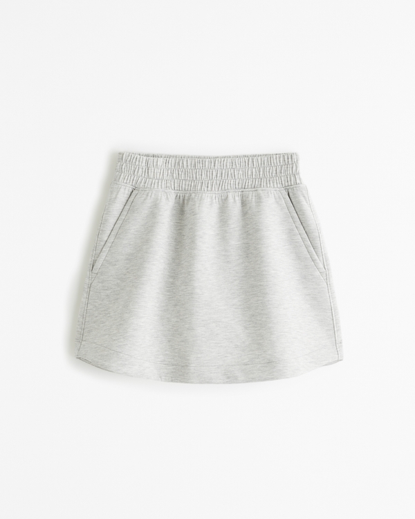 YPB neoKNIT Unlined Mini Skirt, Heather Grey