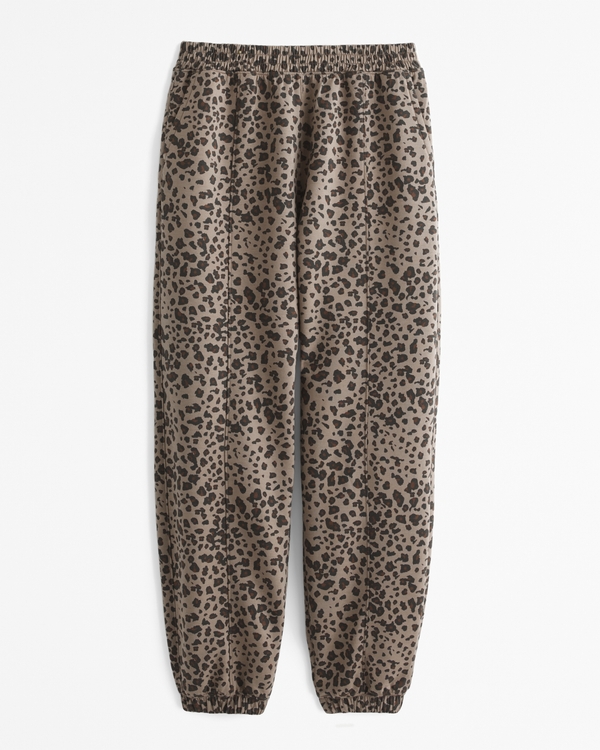 YPB neoKNIT Cinched Hem Pant, Leopard Print