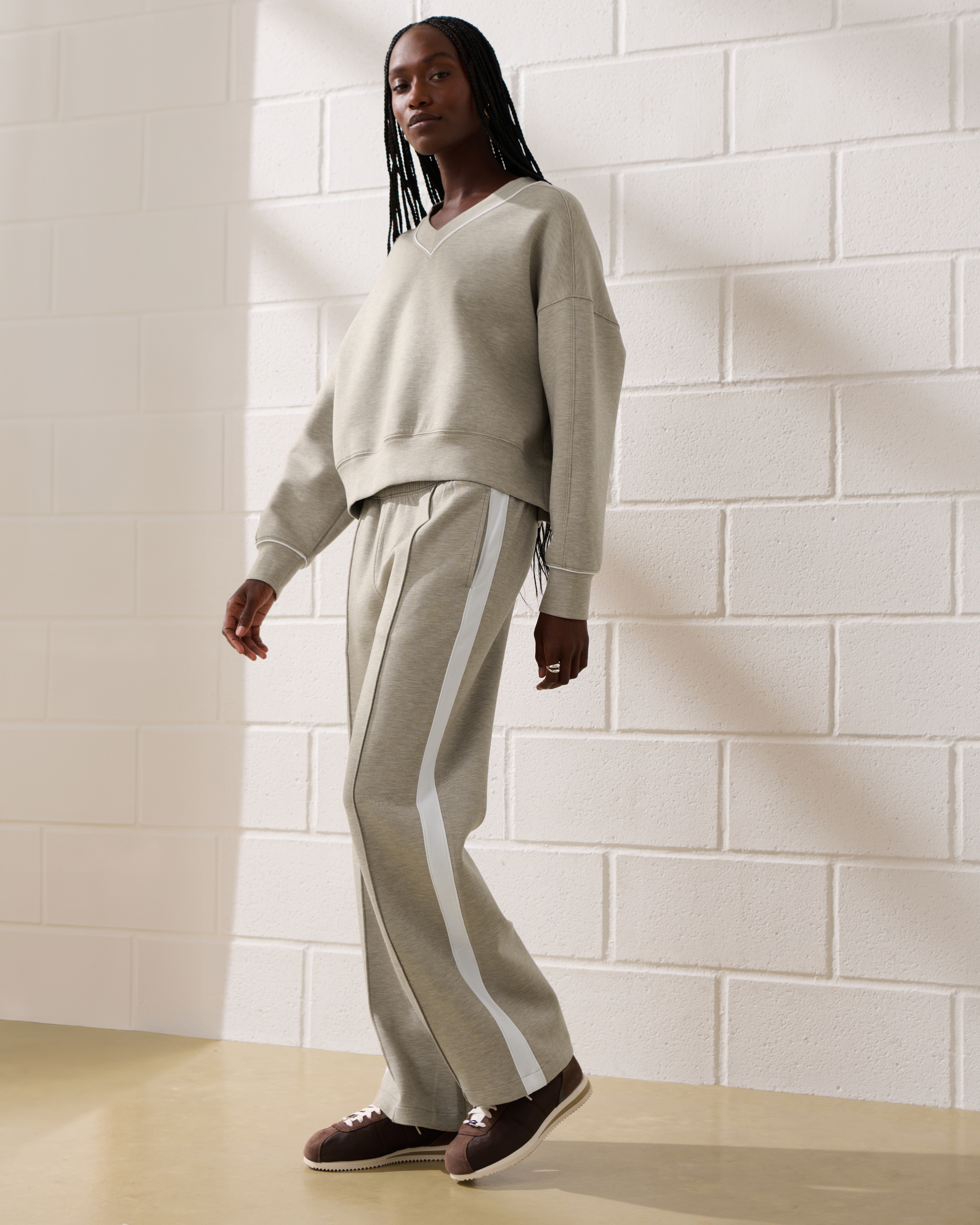 【HI FI FNK】Pantom Wide Sweatpants Amazon.com: SHENHE Men's Baggy Sweatpants Wide Leg