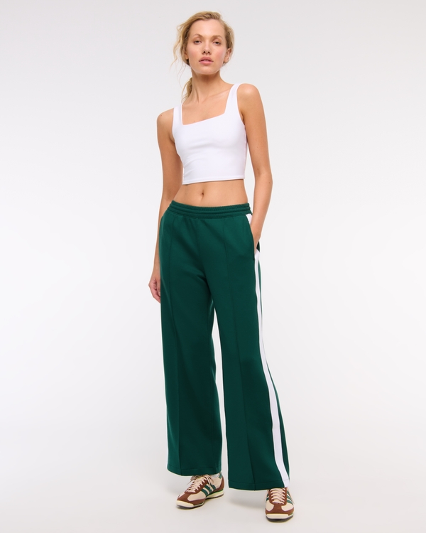 YPB neoKNIT Wide Leg Pant, Emerald