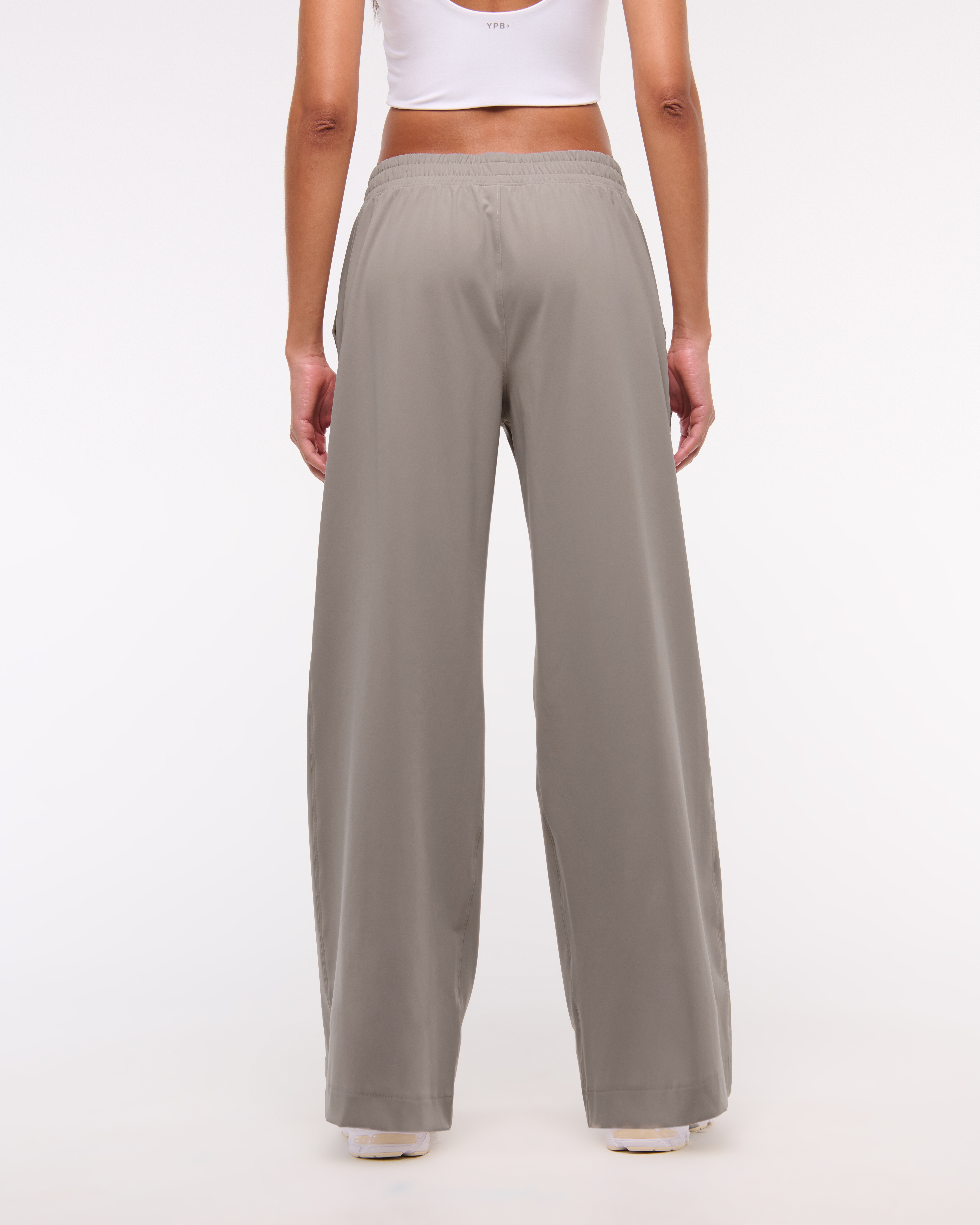 Wide Leg Jogger With Pleat Detail