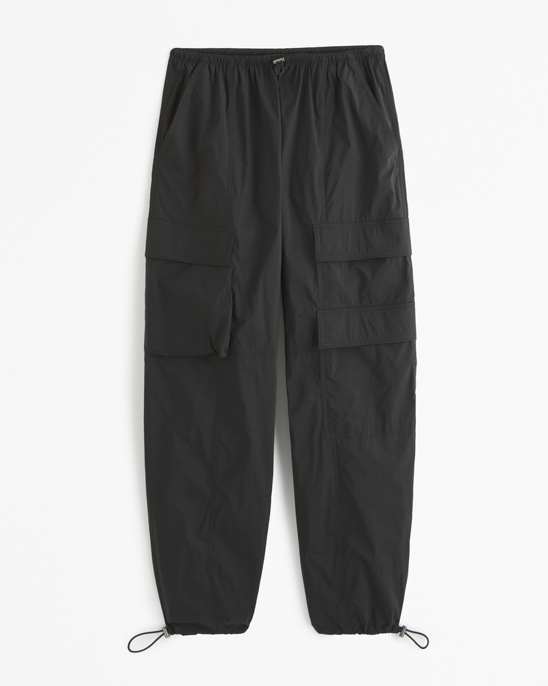 Nike Black Detachable Parachute Pants