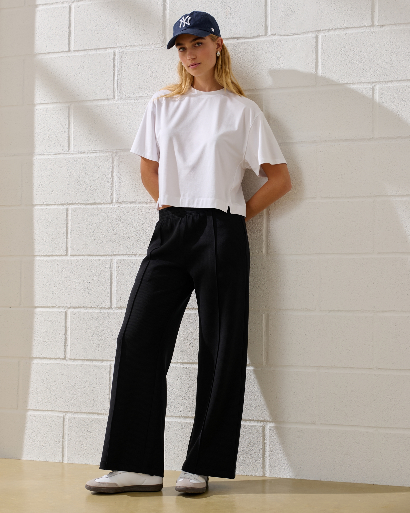 YPB neoKNIT Mid Rise Wide Leg Pant