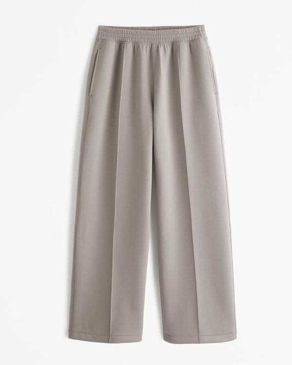 YPB neoKNIT Mid Rise Wide Leg Pant, Light Brown