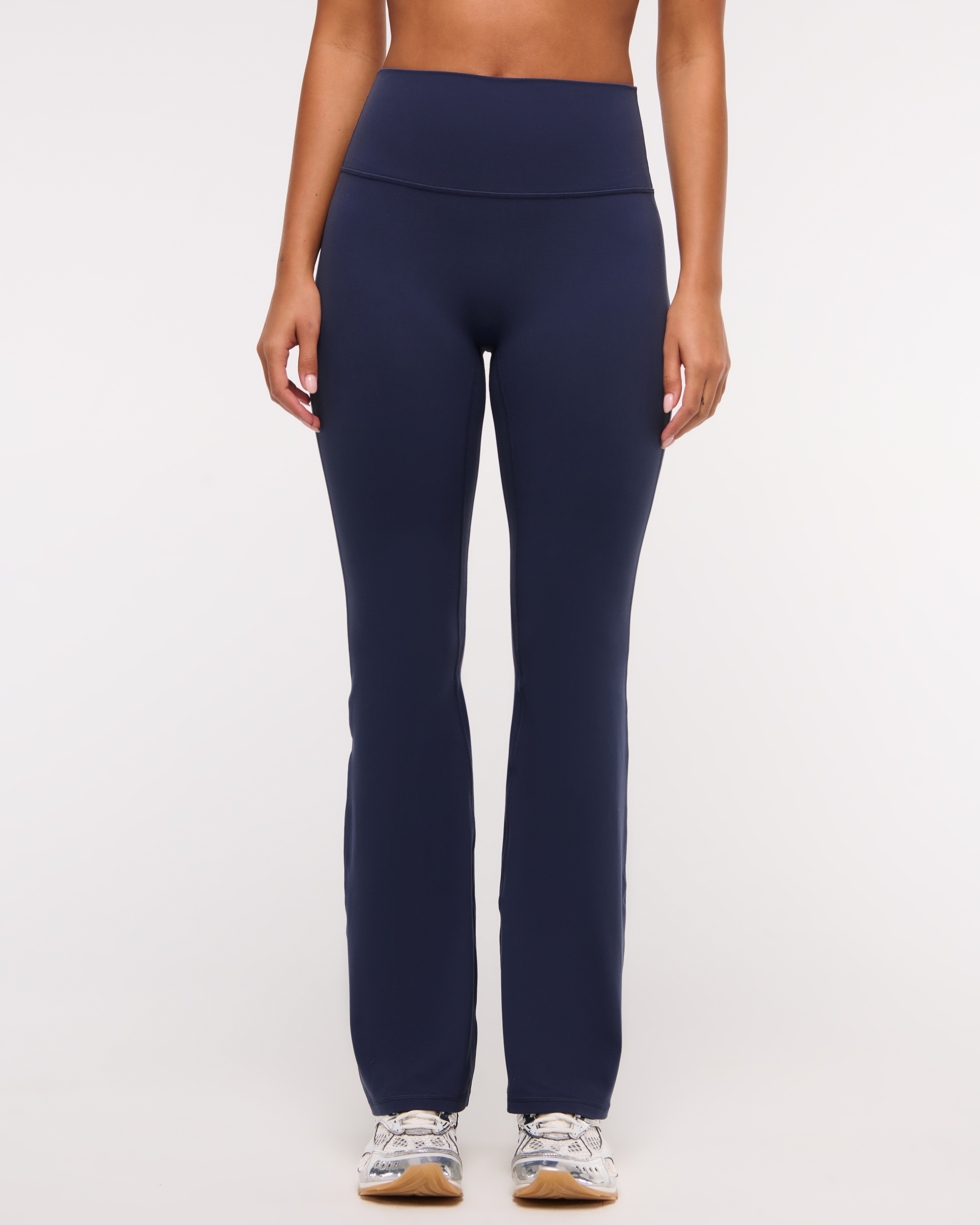 Abercrombie & Fitch Ypb Studioflex Flare Legging In Blue