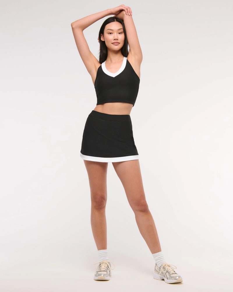 YPB sculptLUX Lined Clean Mini Skirt
