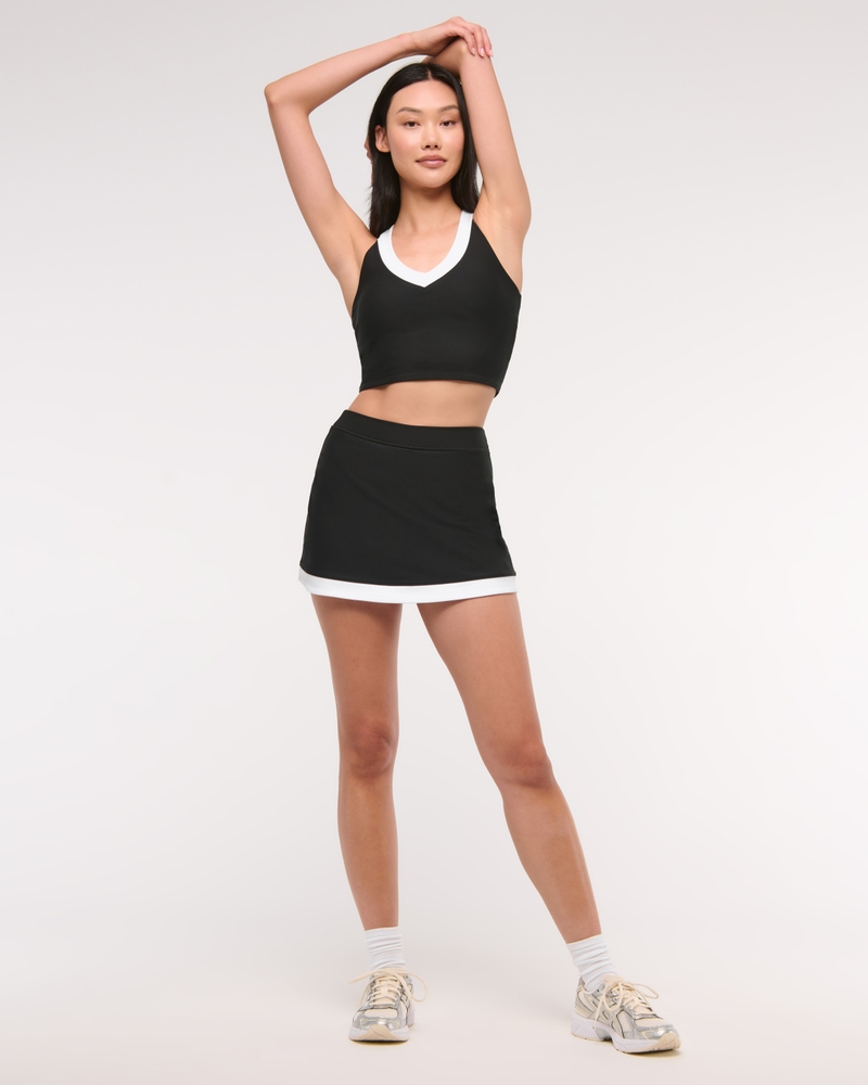 YPB sculptLUX Lined Clean Mini Skirt