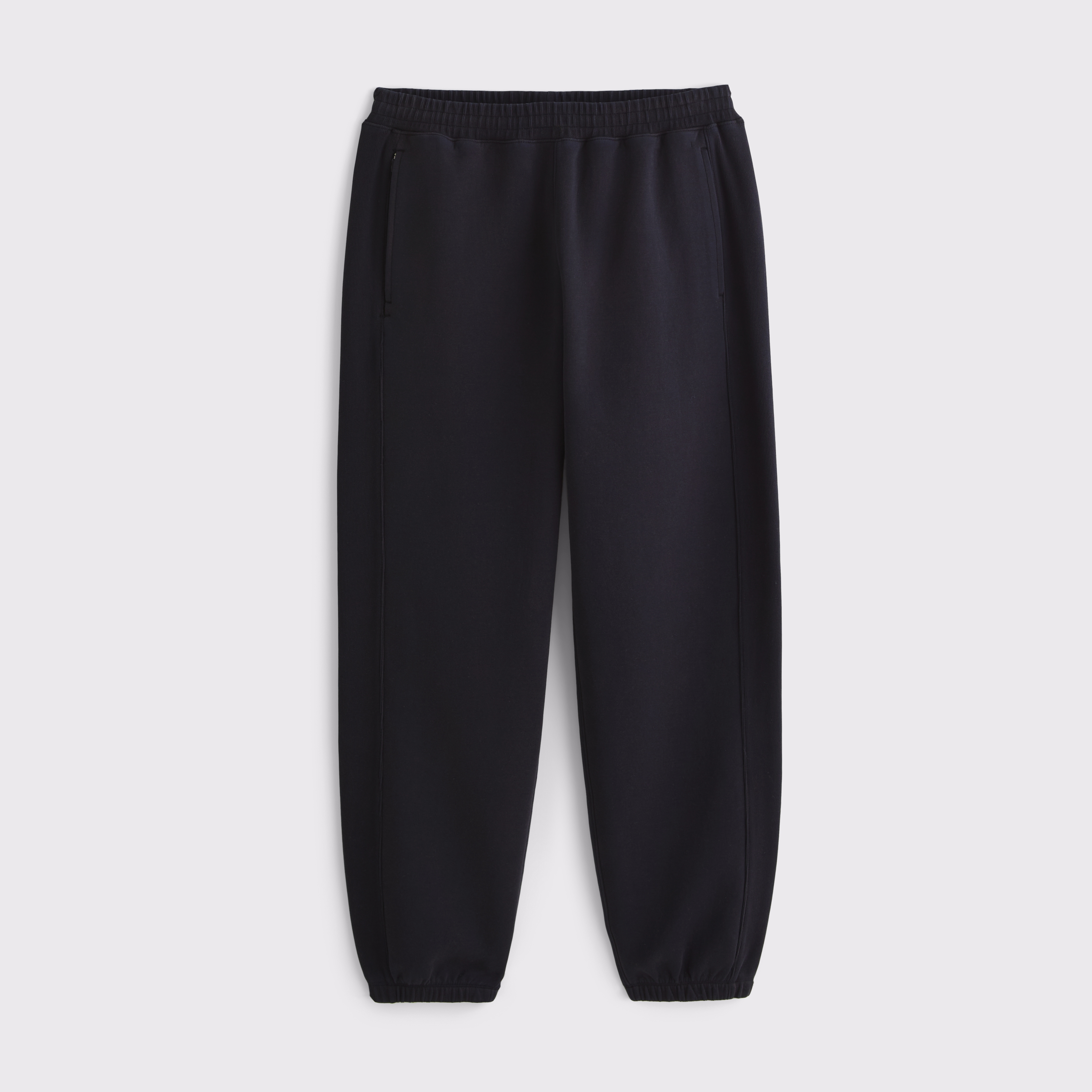Abercrombie & Fitch Ypb Neoknit Max Mid Rise Cinched Pant In Black