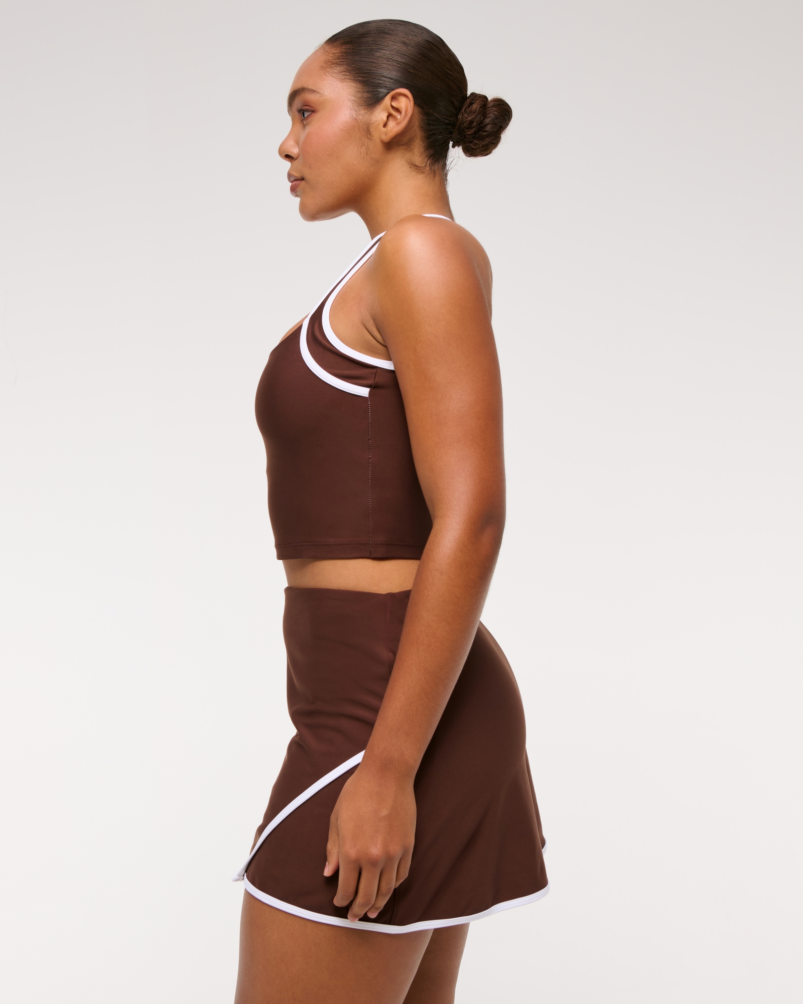 YPB sculptLUX Lined Asymmetrical Wrap Skirt