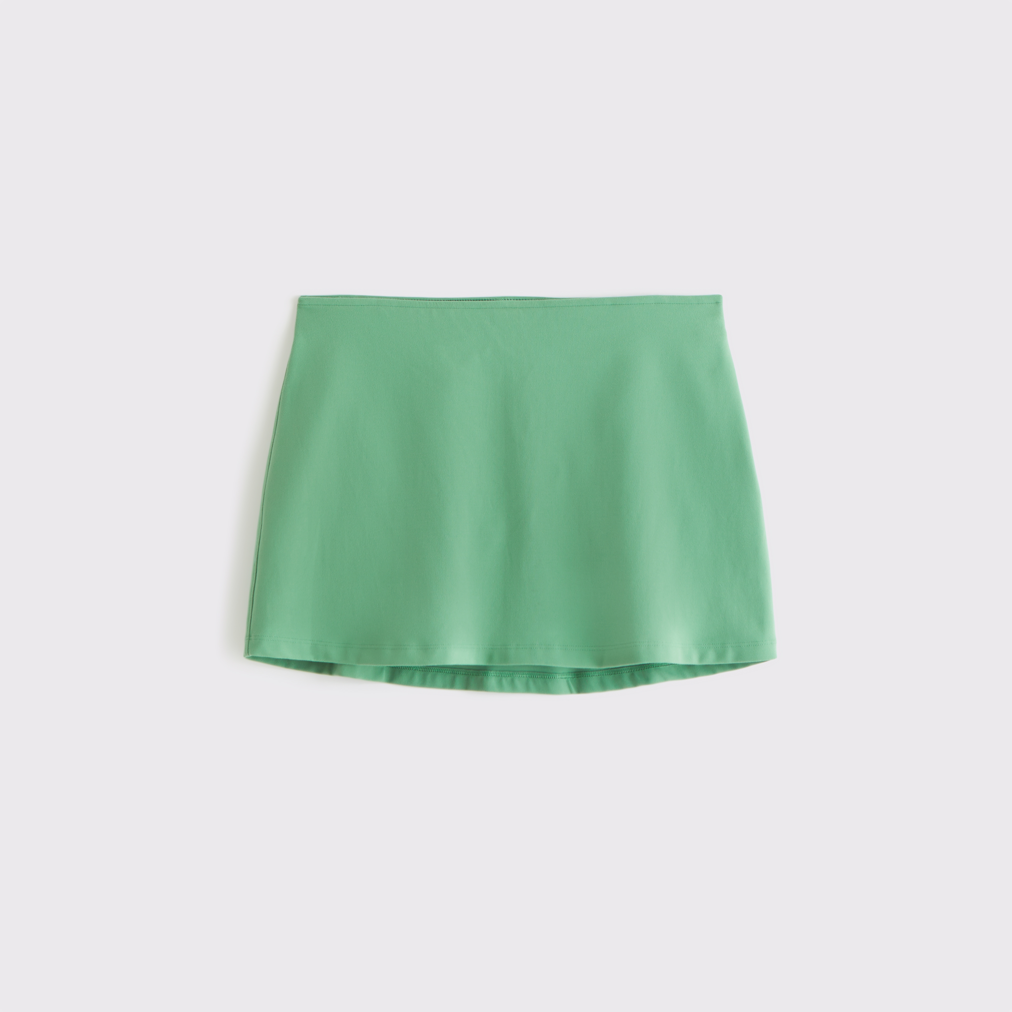 Abercrombie & Fitch Ypb Studioflex Mid Rise Mini Skirt In Green