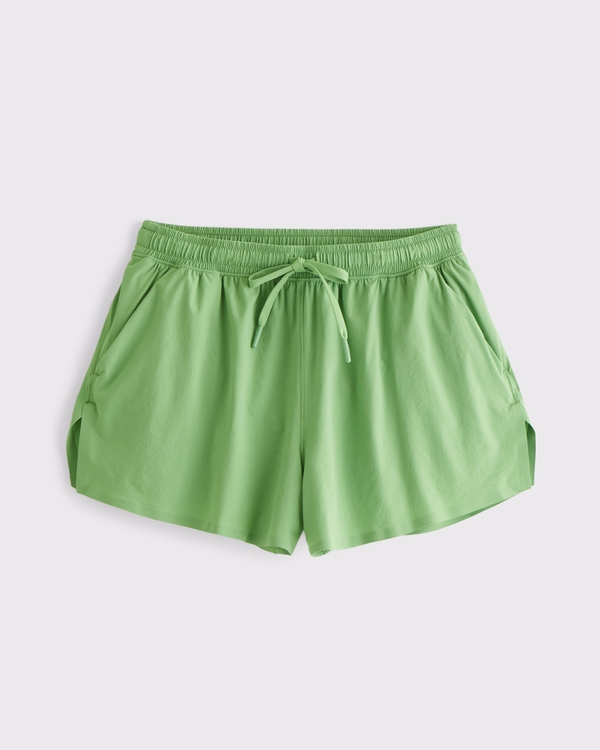 YPB sprintTEK Lined Flyaway Short, Green Tea view 1