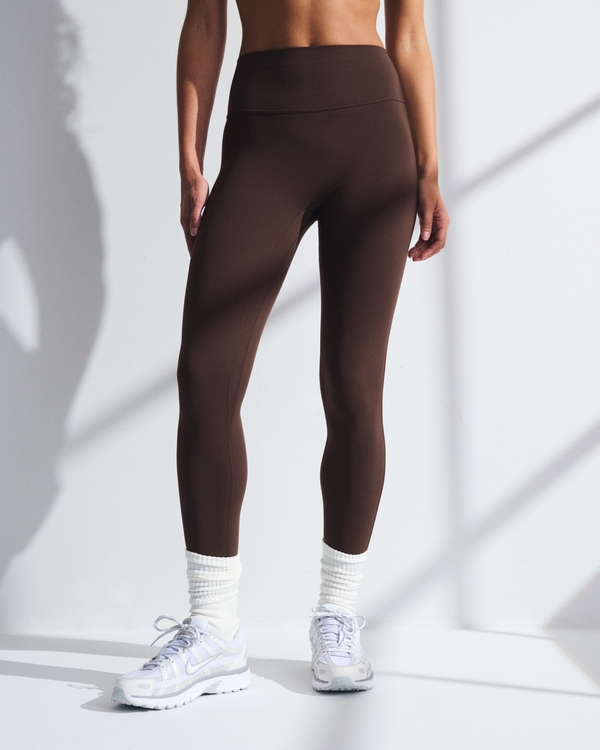 YPB studioFLEX 7/8-Length Legging, Coffee view 2