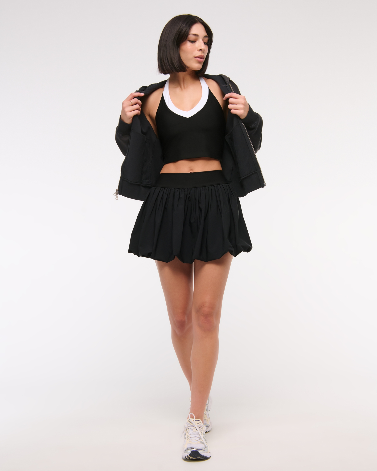 YPB motionTEK Bubble Hem Mini Skirt