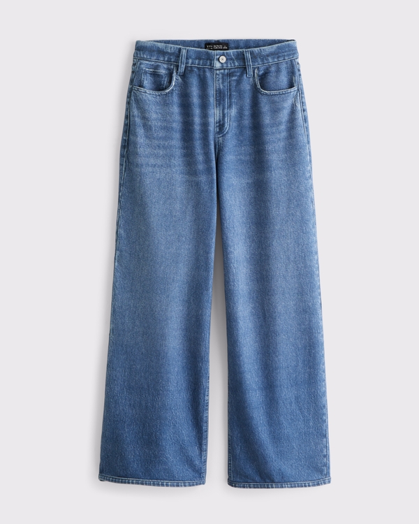 YPB On The Go Travel Terry Pant, Medium Wash view 1