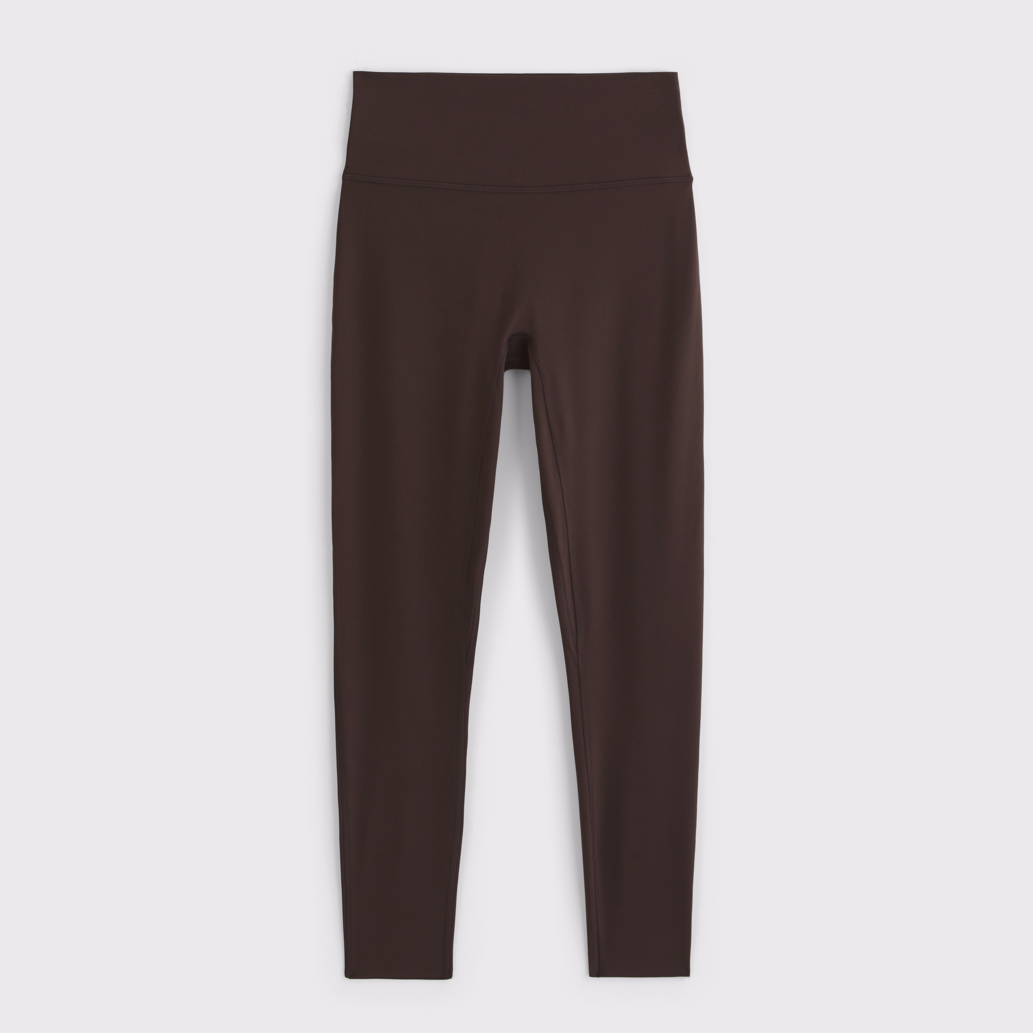 Abercrombie & Fitch Ypb Studioflex Curve Love 7/8-length Legging In Brown