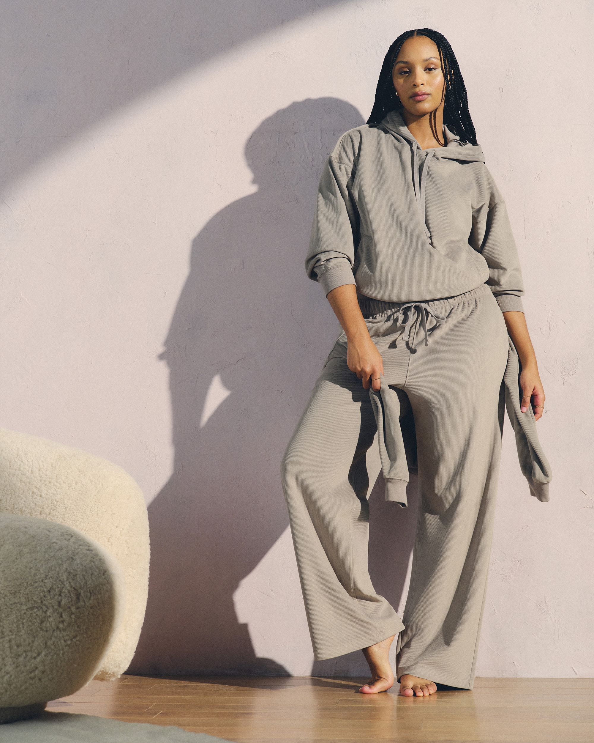 Abercrombie & Fitch Ypb Restore Mid Rise Wide Leg Pant In Brown