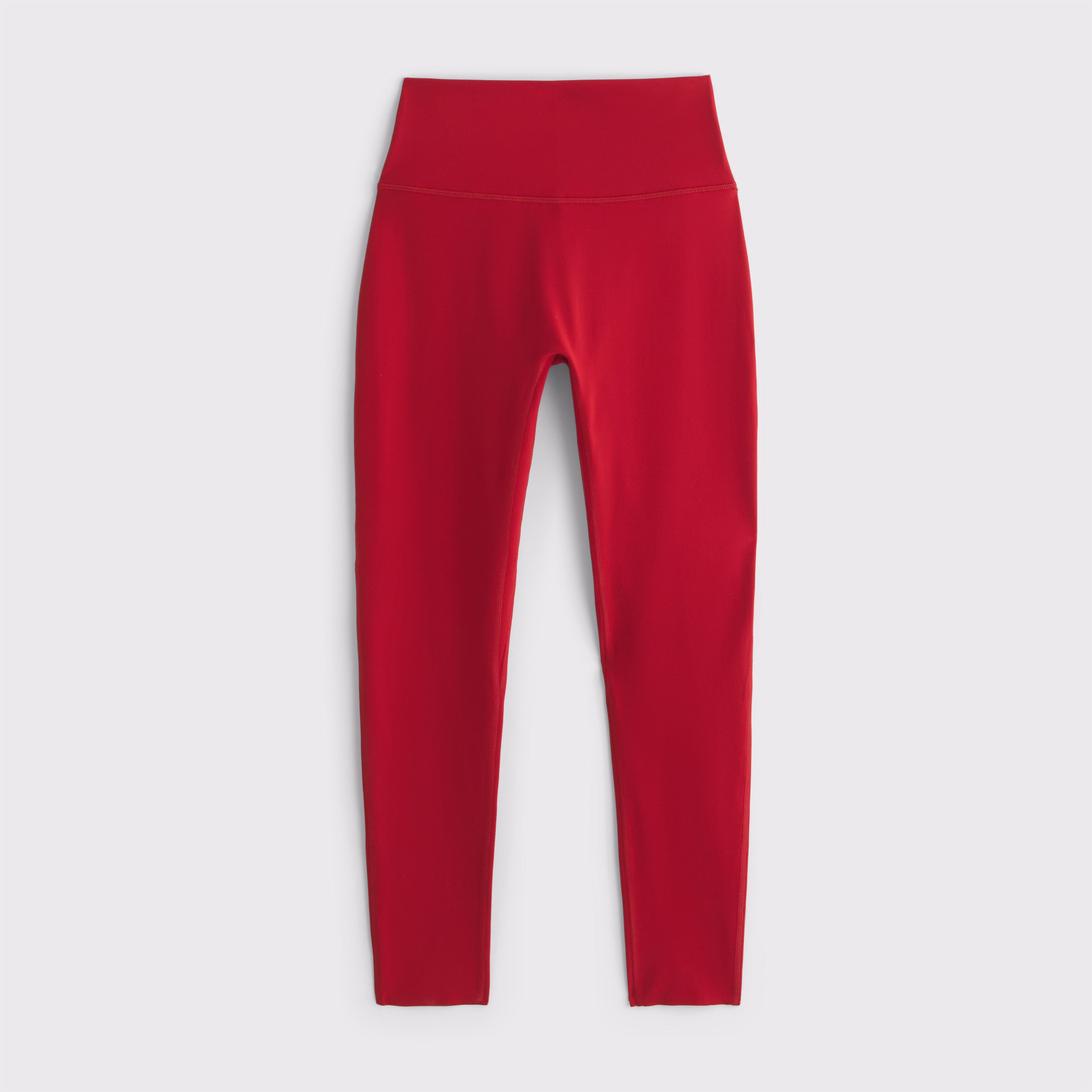 Abercrombie & Fitch Ypb Studioflex Curve Love 7/8-length Legging In Red