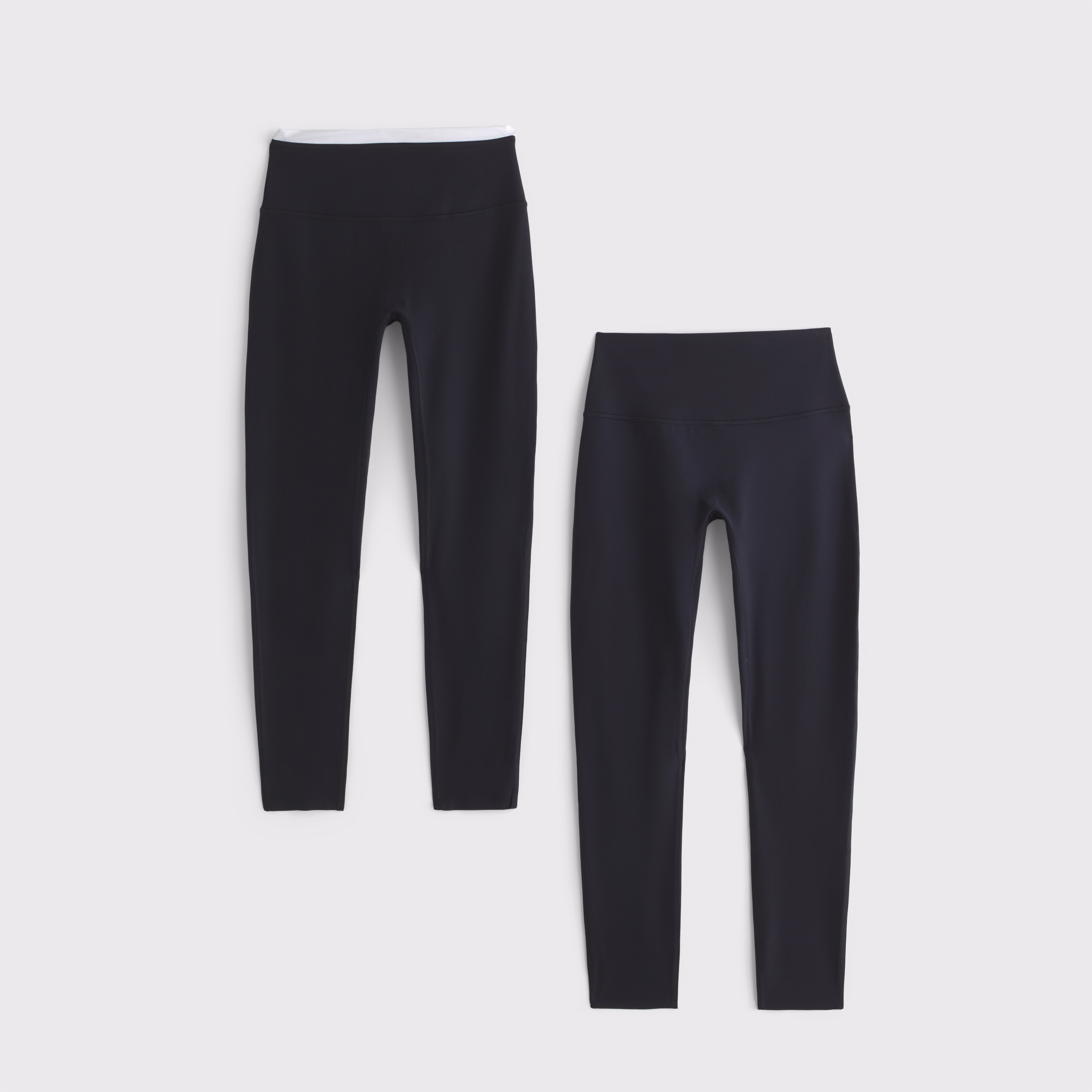 Abercrombie & Fitch 2-pack Ypb Studioflex 7/8-length Leggings In Black
