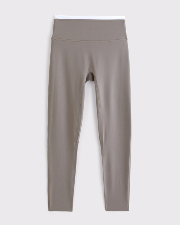 YPB studioFLEX 7/8-Length Legging, Taupe view 1