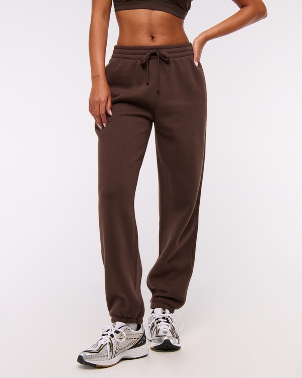 YPB On The Go High Rise Cinched Pant, Brown view 2