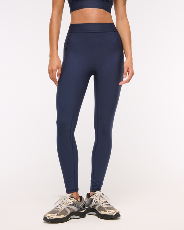 YPB sculptLUX 7/8-Length Legging, Navy view 2