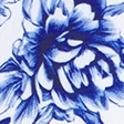 blue floral print