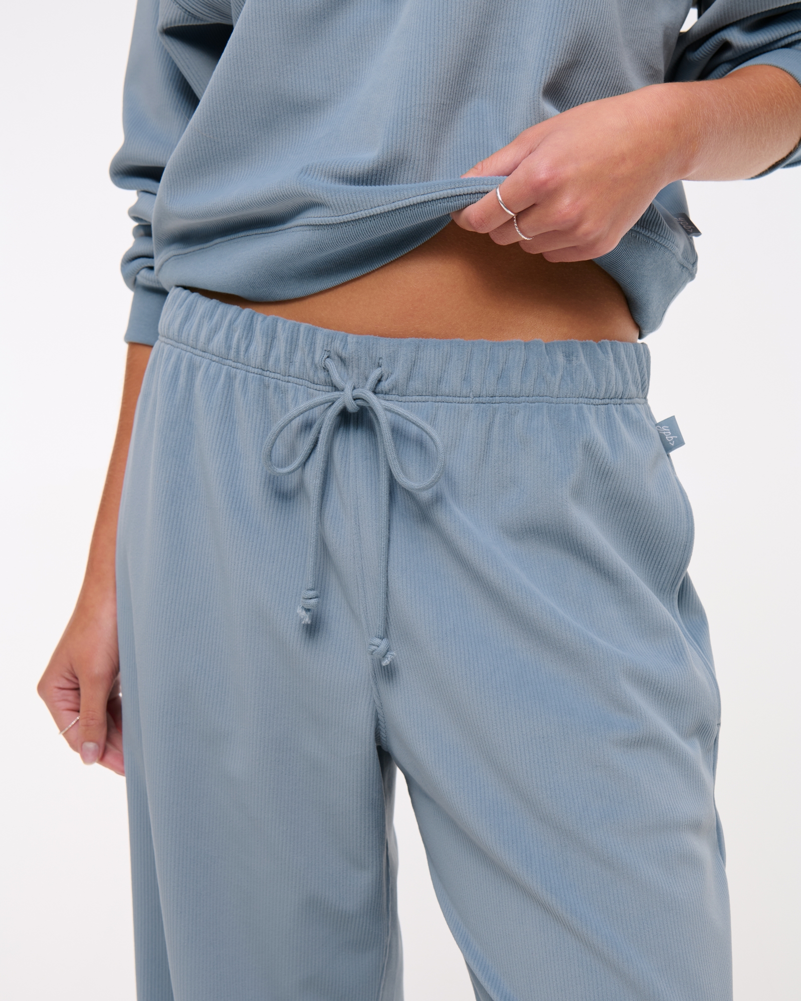 YPB superSOFT Rib Wide Leg Sweatpant