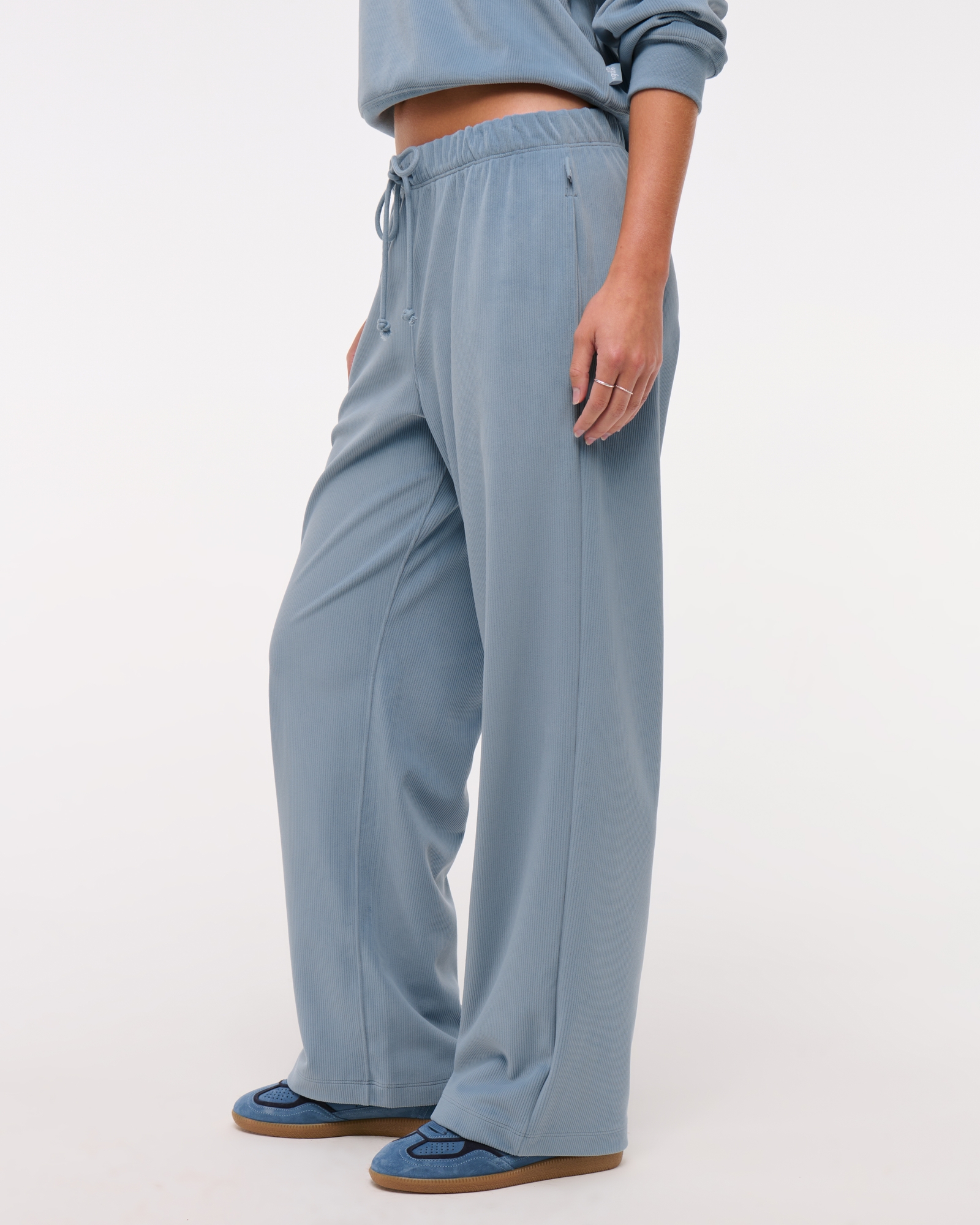YPB superSOFT Rib Wide Leg Sweatpant